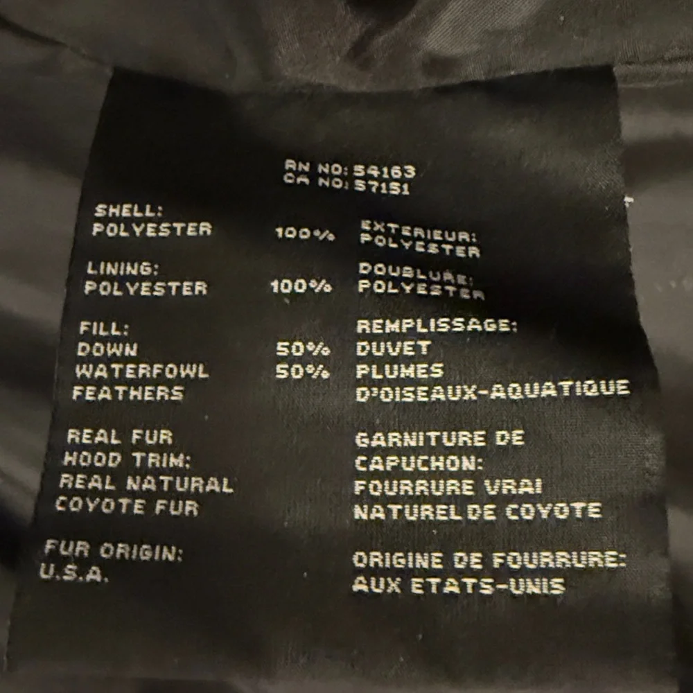 Marc New York Andrew Marc Black Down Puffer Coat** (new hood- not as labeled) - Picture 4 of 4